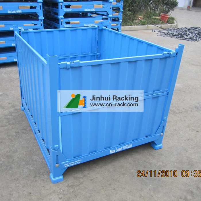 Stablet sammenfoldelig stålemballagecontainerfabrik